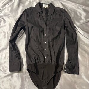 Express Black Essential Fitted Shirt